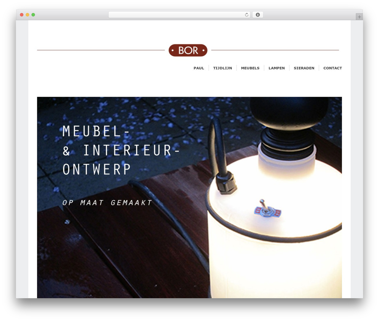 WordPress theme bfBlank - borontwerpt.com