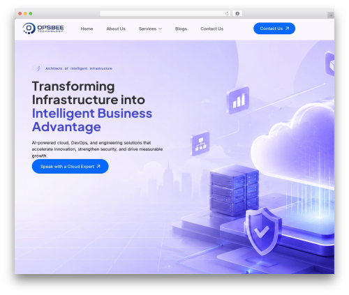 WordPress theme Codeio - opsbeetech.com