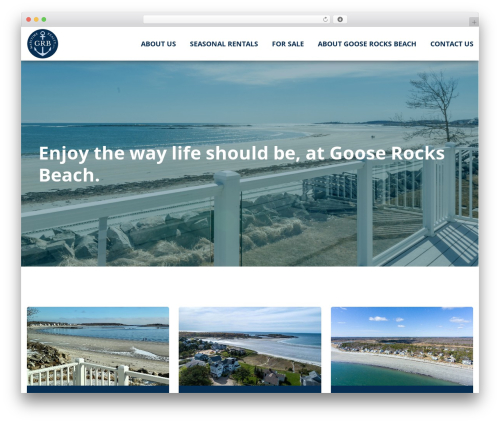 WordPress theme gooserocks_base - gooserocksbeach.net