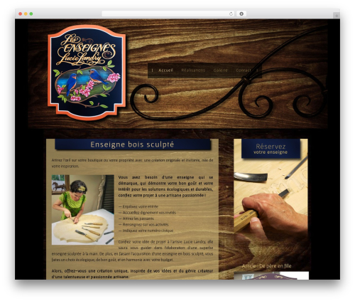WordPress theme Striking MultiFlex & Ecommerce Responsive WordPress Theme - enseigne-bois-sculpte.com