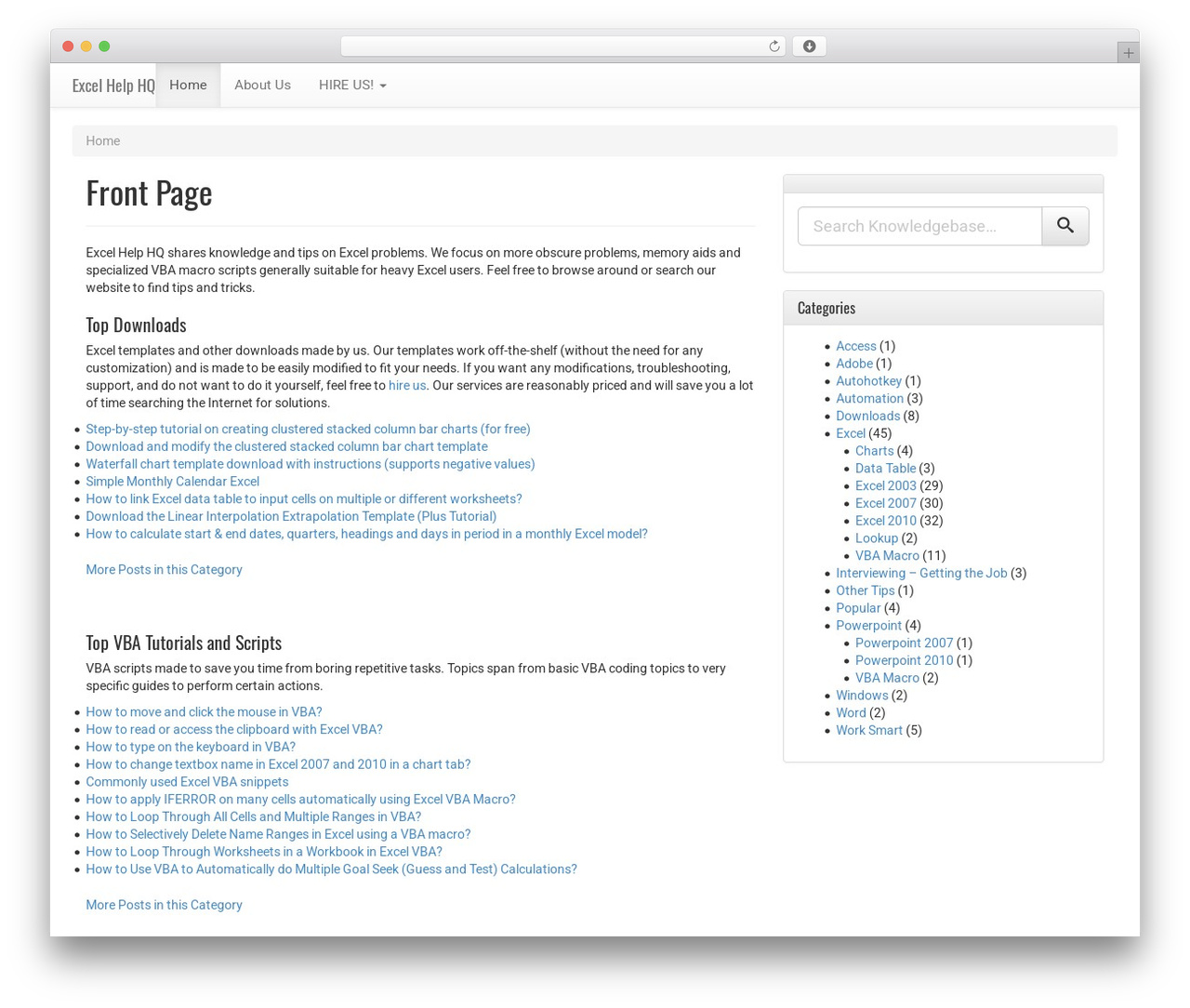 WP Knowledge Base Child Theme top WordPress theme - excelhelphq.com