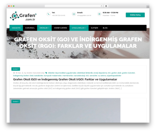 Cargoex theme WordPress - grafen.com.tr