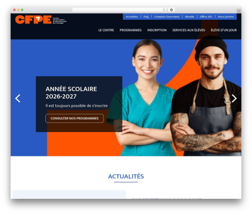 Dévicom theme WordPress - cfpenvolee.com