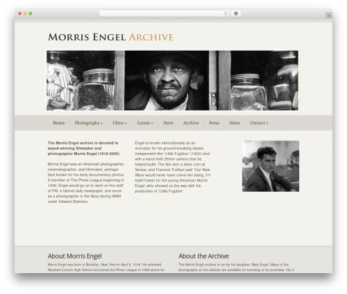 Element WordPress theme - engelphoto.com