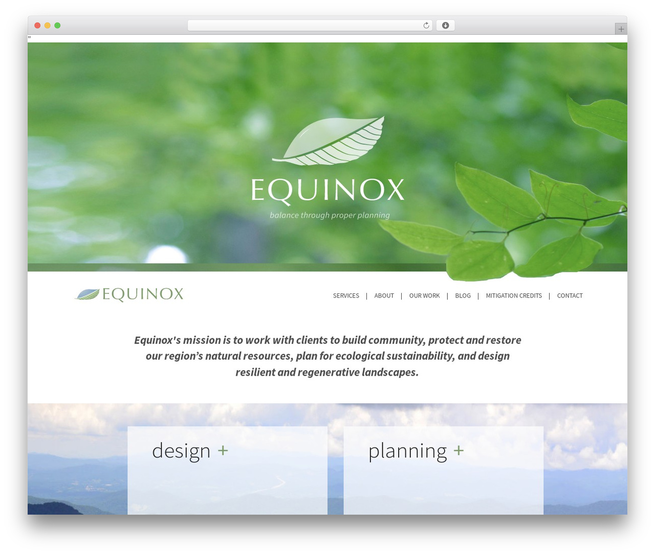 Equinox WordPress theme - equinoxenvironmental.com Equinox WordPress theme - equinoxenvironmental.com