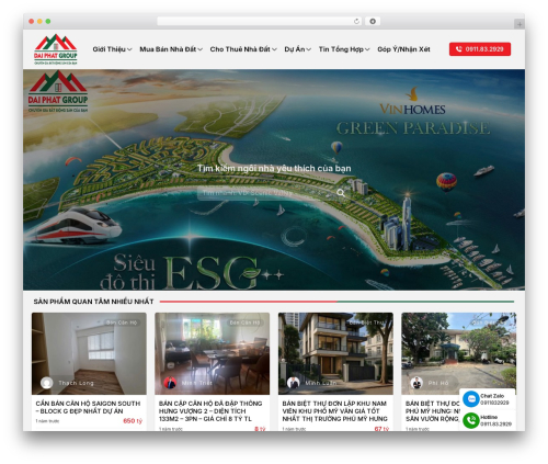 Flatseo premium WordPress theme - batdongsandaiphat.vn