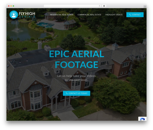 Leverage WordPress theme - flyhighaerials.com