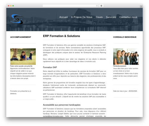 Polytechnic WP theme - erp-formation.com