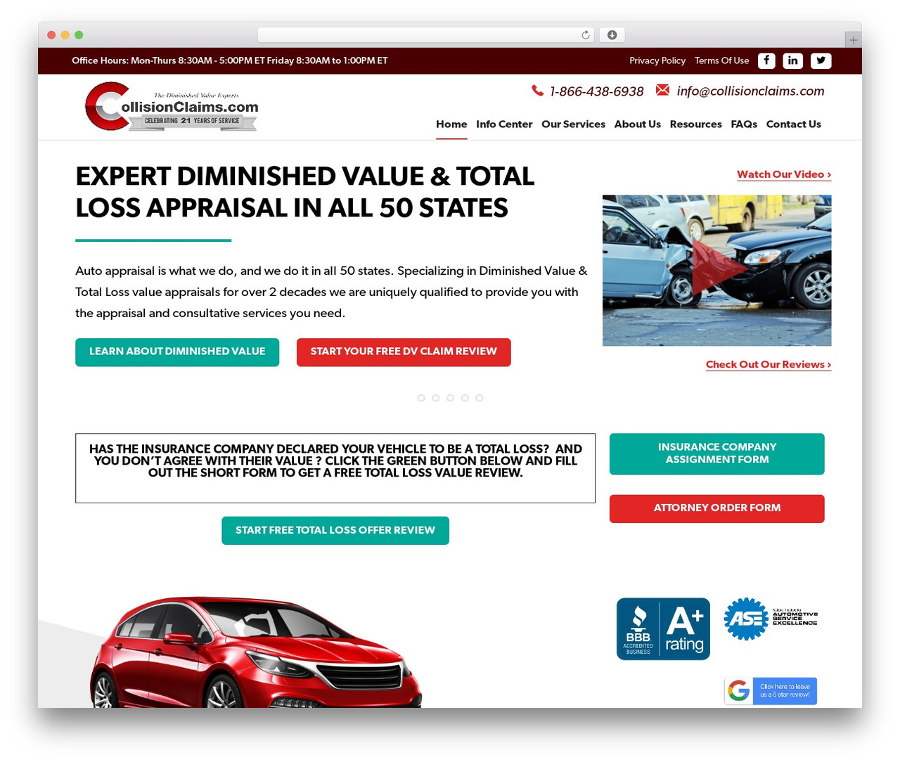 SEOteric Framework best WordPress theme - collisionclaims.com