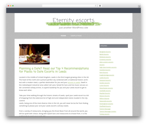 Template WordPress Gray Chalk - eternityescorts.com