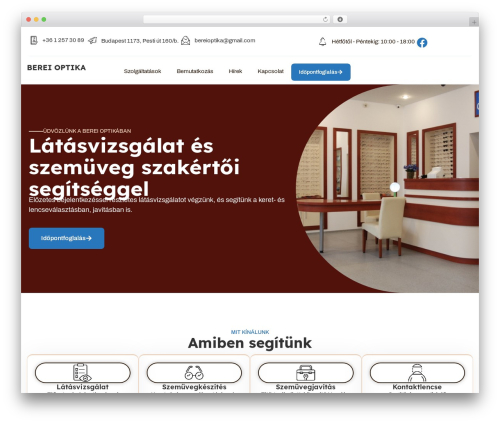 Booknetic WordPress plugin - bereioptika.hu
