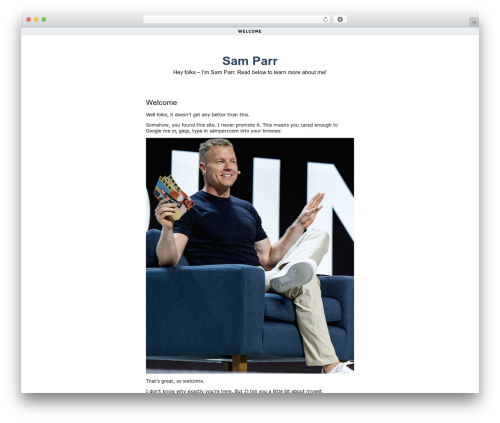 Theme WordPress Simplr - samparr.com