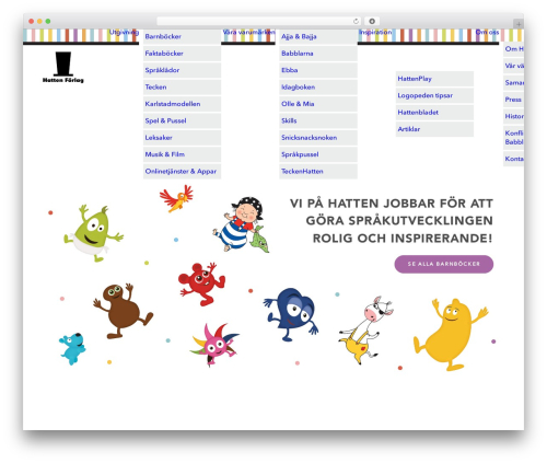 Wpb portfolio WordPress plugin - hattenforlag.se
