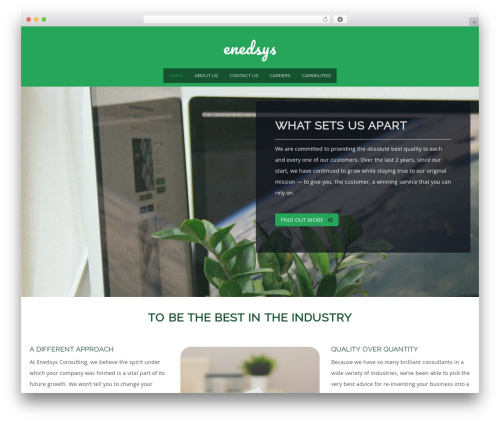 Vacation theme WordPress - enedsys.com