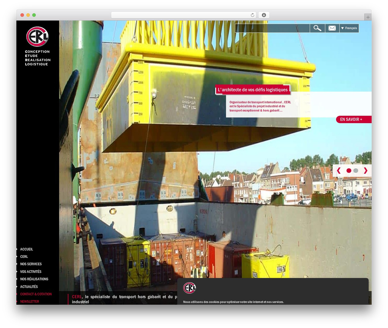 WordPress theme C2Web Framework - cerl.fr