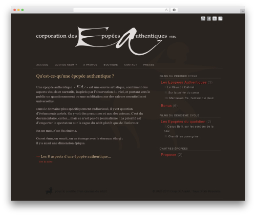 Gallery Manager (fancy-gallery) free WordPress plugin - epopees.be
