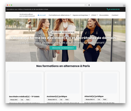WordPress theme Betheme - esas-formation.fr
