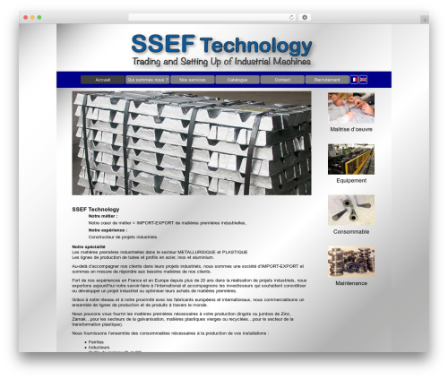 WordPress theme SimpleWeb - sseftechnology.com