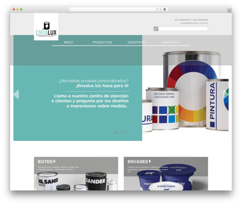 Best WordPress theme Source/Code - envalux.com.mx