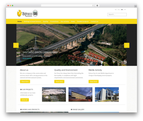 Best WordPress theme Specific Theme - extraco.es