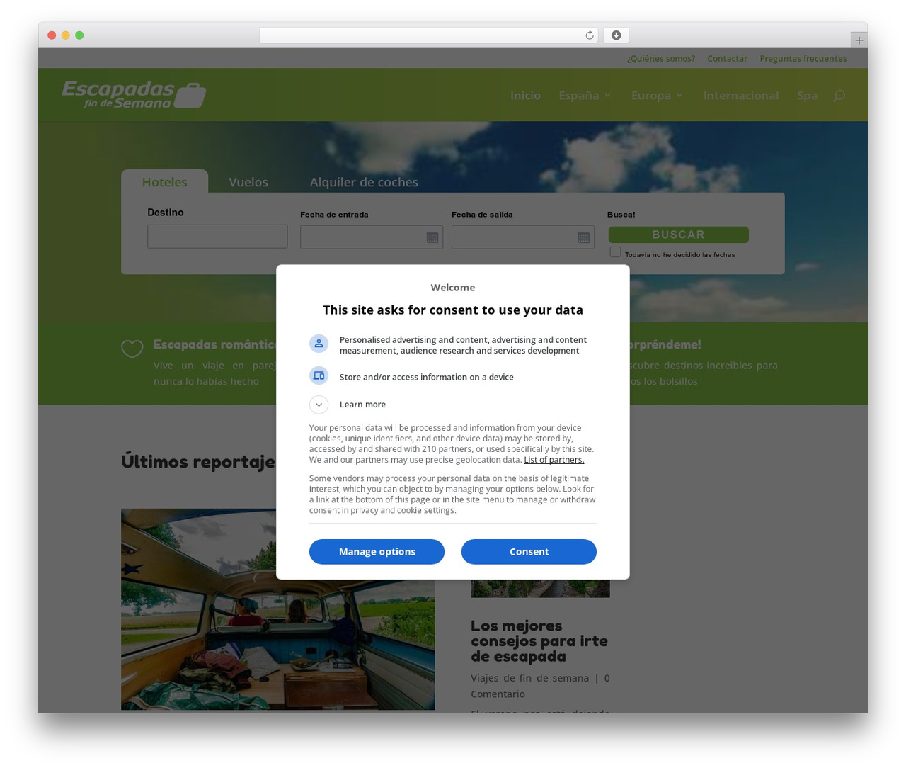 Divi WordPress theme - escapadasfindesemana.net Divi WordPress theme - escapadasfindesemana.net