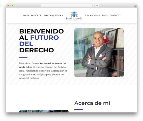 Divi WordPress theme - abogadoisraelacevedo.com