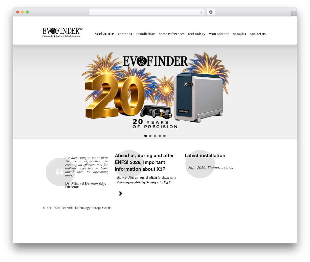 Evofinder WordPress theme design - evofinder.com