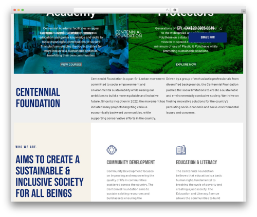 Fundor core WordPress plugin - centennialfoundation.org