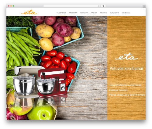 OneUp WordPress theme - eta4home.com