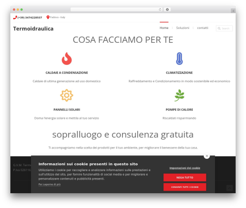 Perfecti WordPress theme - termoidraulica.info
