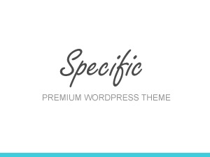 Specific Theme premium WordPress theme by Curtis Allen
