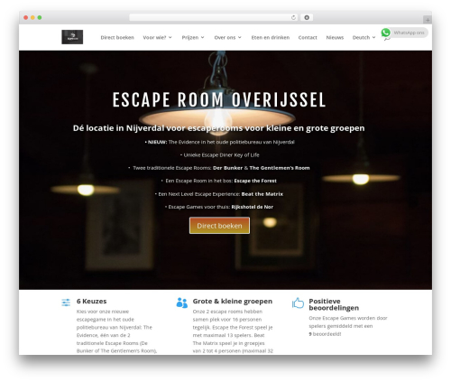 Theme WordPress Divi - escaperoomoverijssel.nl