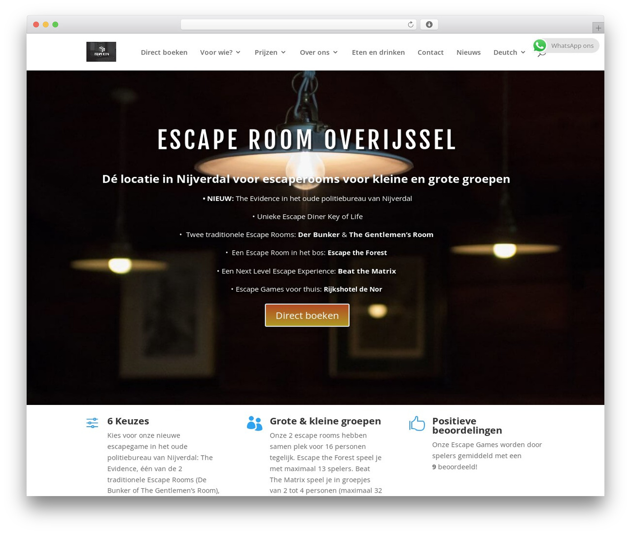 Theme WordPress Divi - escaperoomoverijssel.nl