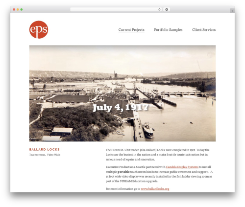 Theme WordPress EPS - execproductions.com