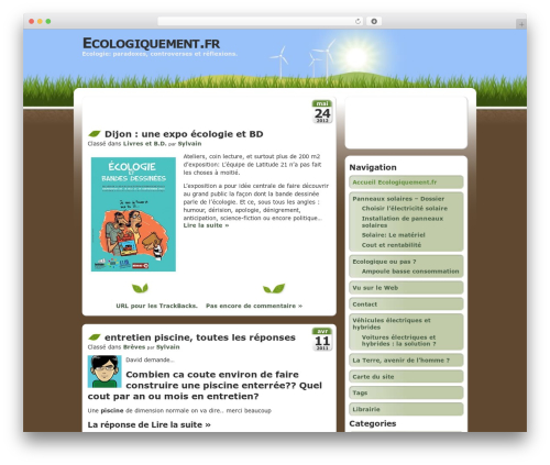 Maxblogpress favicon WordPress plugin - ecologiquement.fr