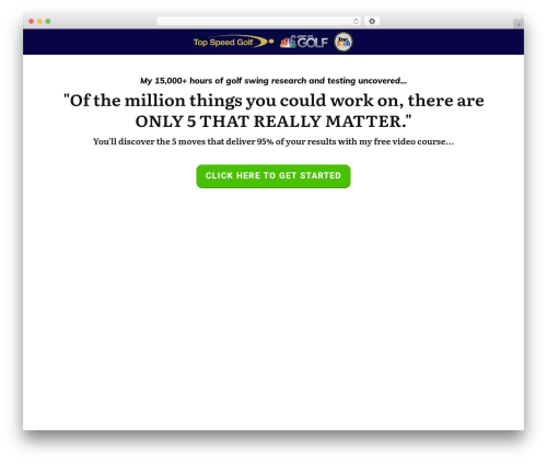 Simply static pro WordPress plugin - improve.topspeedgolf.com
