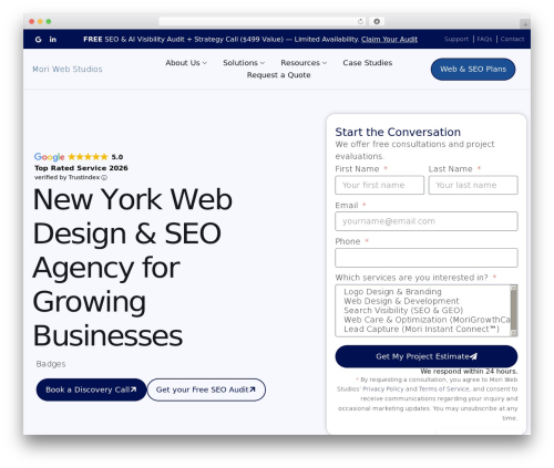 Better block editor WordPress plugin - moriwebstudios.com