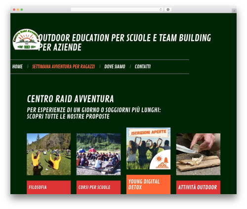 WordPress theme cherry - exploring.it