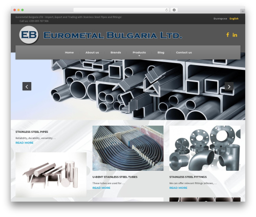 Business opening hours WordPress plugin - eurometalbulgaria.com