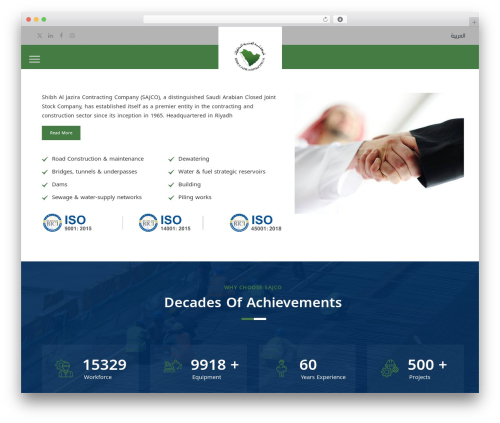 WordPress theme Duplexo - sajco.com
