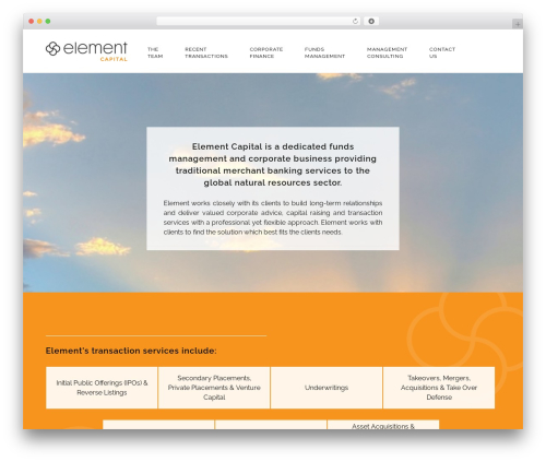 WordPress theme Monk v2 Null Template - elementcapital.com.au