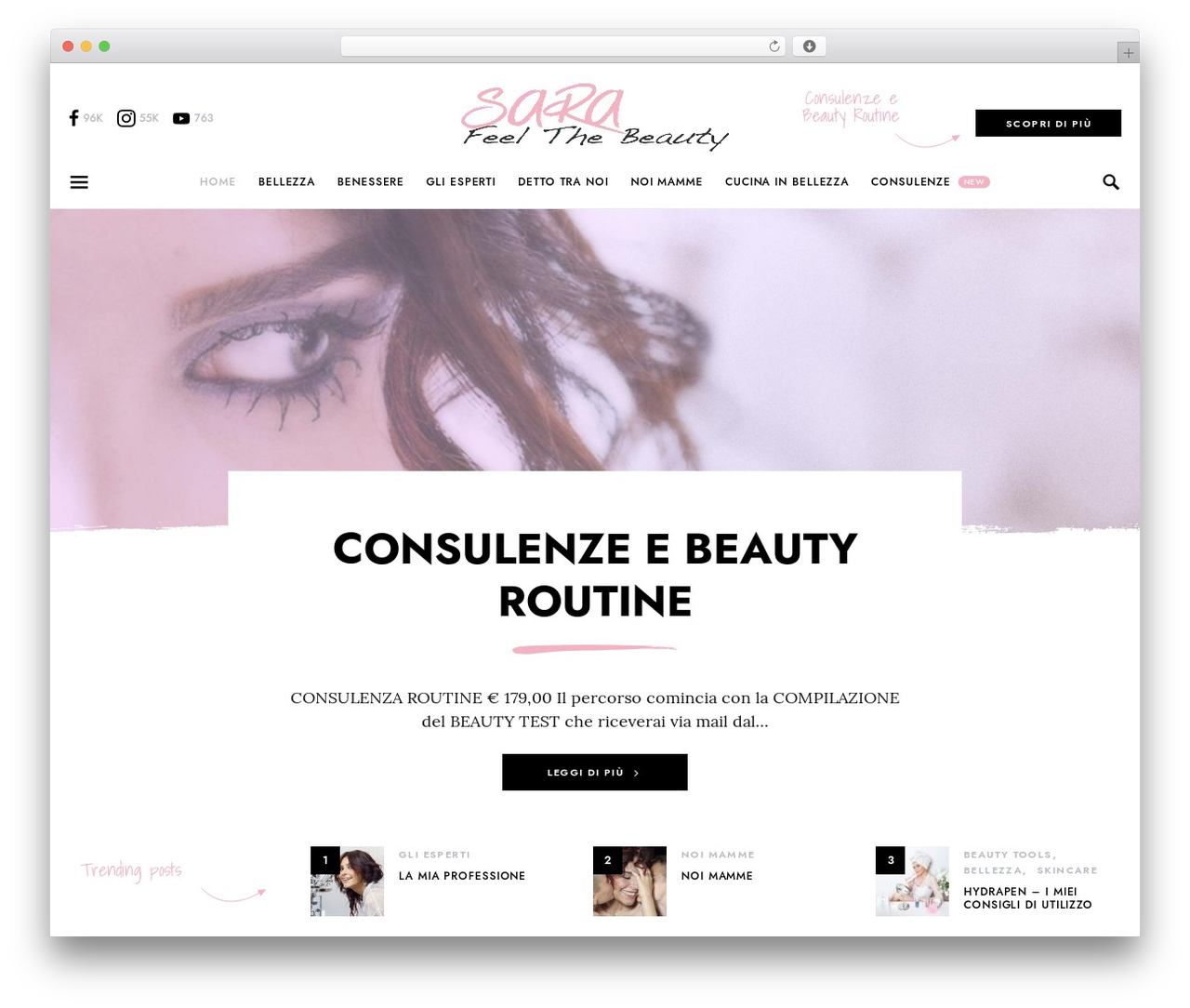 WordPress theme Overflow - sarafeelthebeauty.com