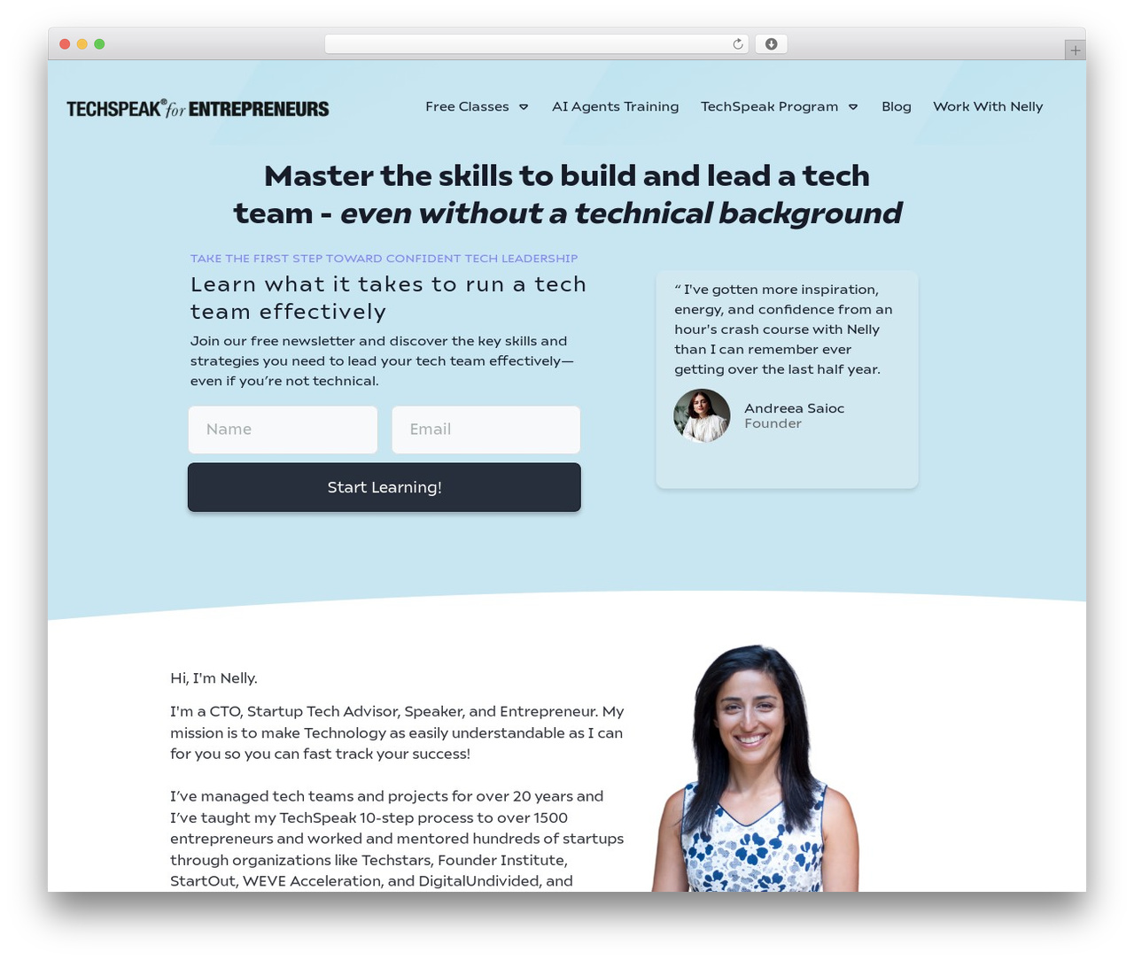 WordPress theme Thrive Theme Builder - techspeakforentrepreneurs.com