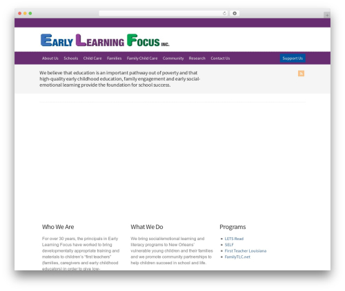 WP-Brilliance WordPress theme - earlylearningfocus.org