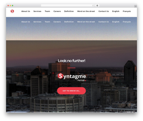 Alecta premium WordPress theme - syntagme.com