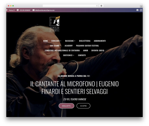 Siteleads WordPress plugin - societaconcertiparma.com