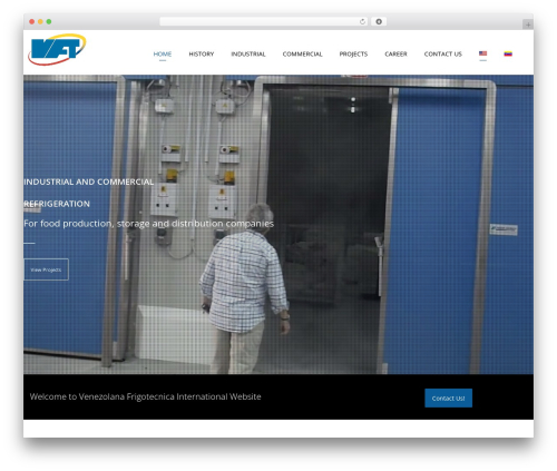 DP Splash WordPress theme - frigotecnica.com.ve