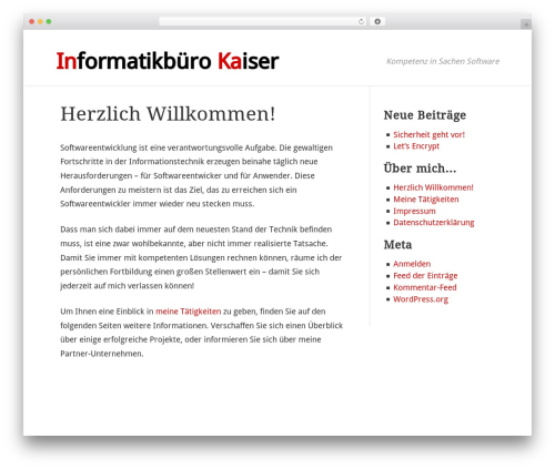 Hellish Simplicity WordPress website theme - fjkaiser.de Hellish Simplicity WordPress website theme - fjkaiser.de