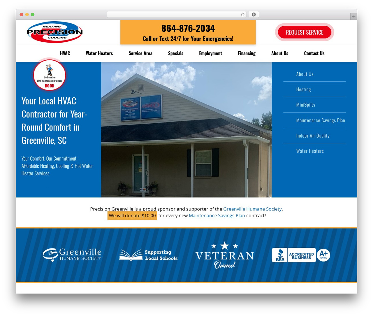 Hypercore WP theme - precisiongreenville.com