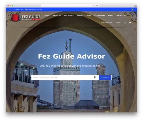 Javo Directory WordPress travel theme - fez-guide.com